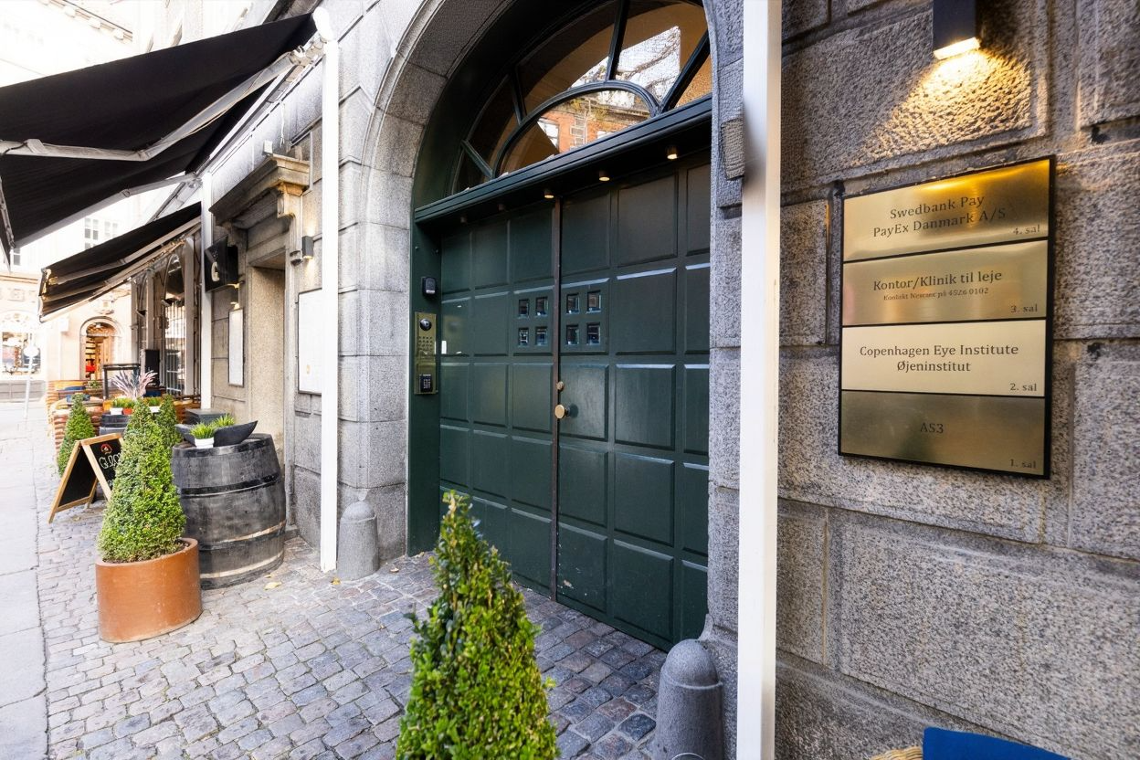 indgang til Copenhagen Eye Institute