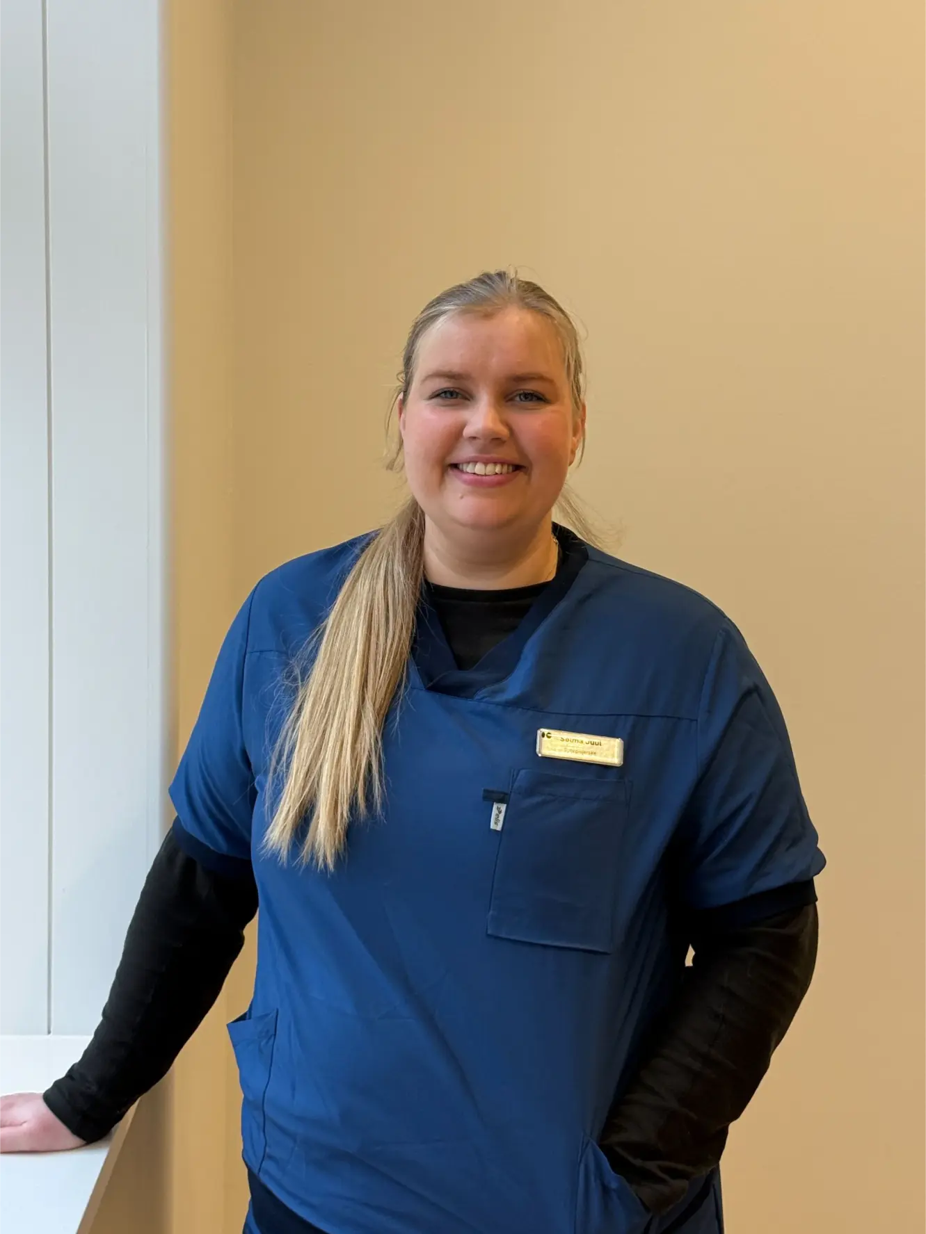 Personalebillede af sundhedskoordinator Selma hos copenhagen eye institute