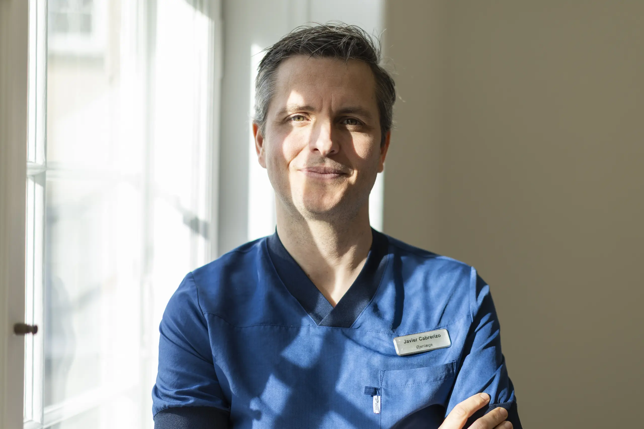 portræt af øjenlæge javier cabrerizo hos øjenklinikken Copenhagen Eye Institute