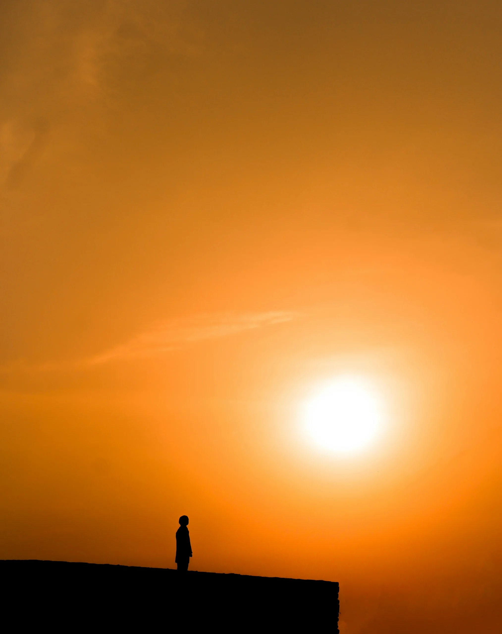 looking at the sun
